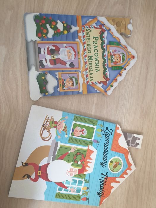 Sprzedam zestaw 2 nowych ksiazek: zapracowany Mikołaj i pracownia Sw.