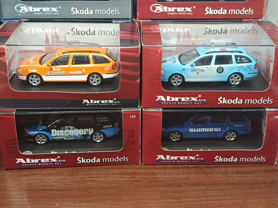 Skoda Fabia, Octavia,Yeti,1203 Abrex 1:43: 1 100 грн