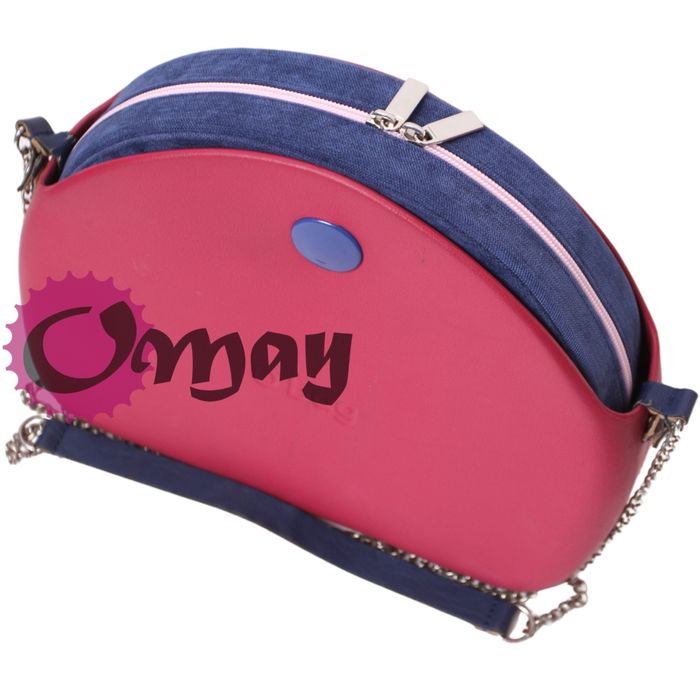 organizer do OBAG MOON LIGHT welur granatowy 2 kieszenie wkład OMAY