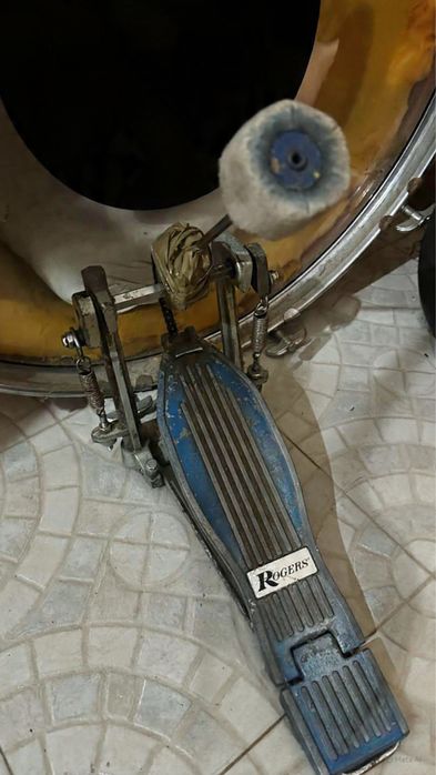 Bateria Acústica Completa Aria Neptune + Pedal Rogers – Pronta a Tocar