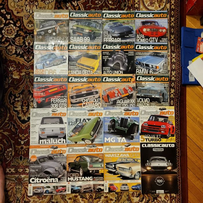Magazyn CLASSIC AUTO 90 numerów retro kolekcja
