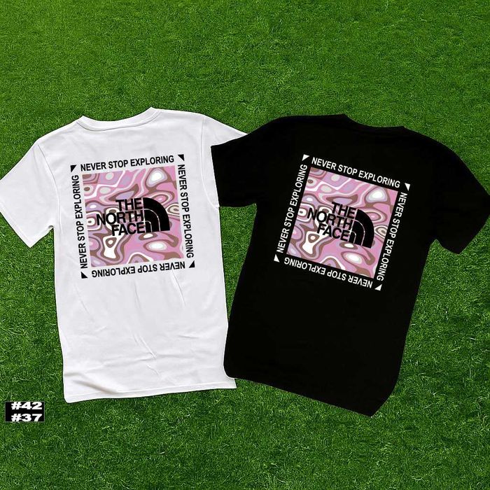 ТНФ Новая Футболка » The North Face Stallker » Биг Лого Принт