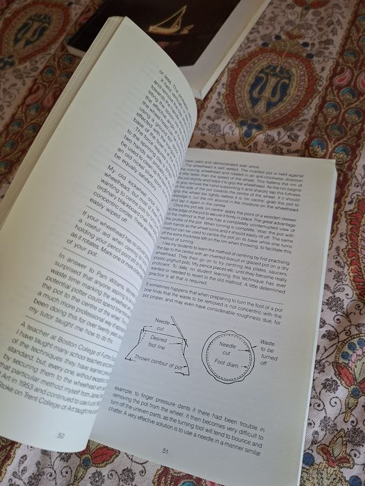 Olaria Livro sobre potes de cerâmica.  Em inglês