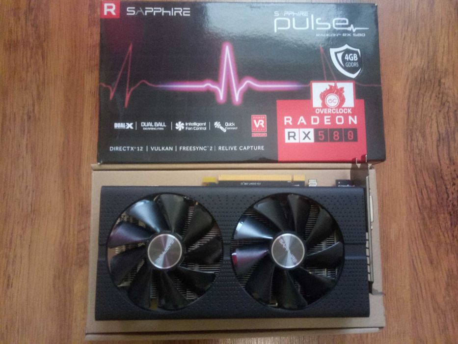 Видеокарта Sapphire Pulse RX 580 4GB OC