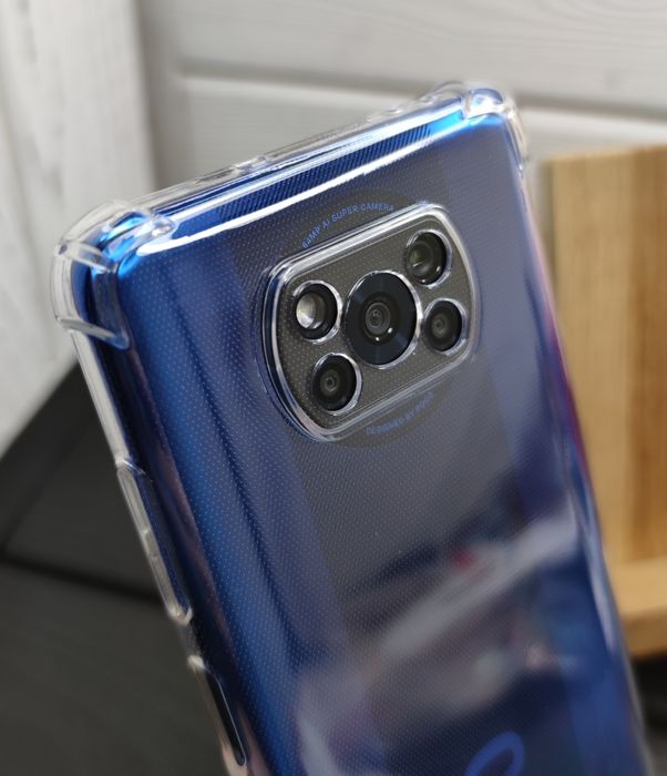 Чехол прозрачный Xiaomi Poco X3 Pro/ X3 NFC/ X7 Pro Защита камер Чохол