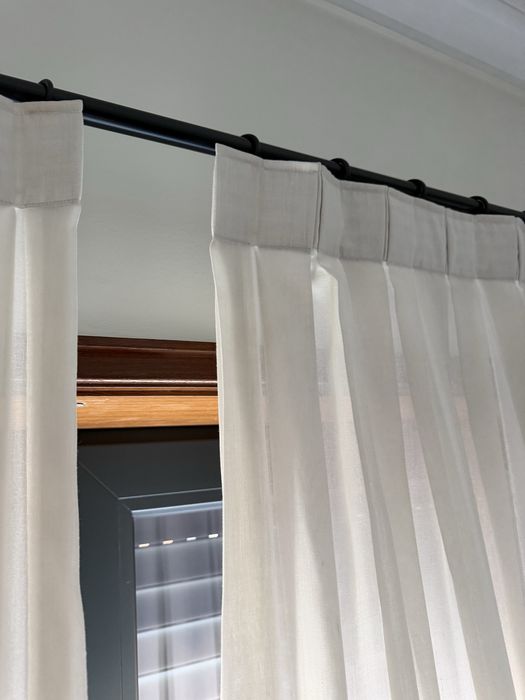 Cortina completa com varão
