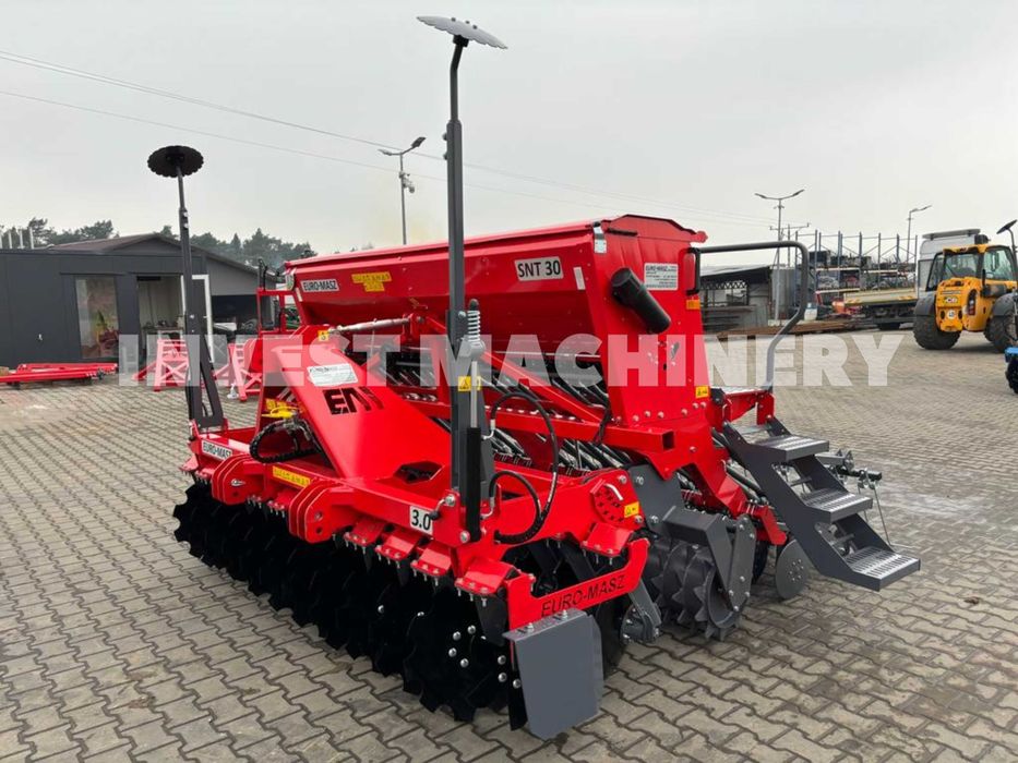 Agregat uprawowo-siewny EURO-MASZ nabudowany 3m brona siewnik NOWY !!!