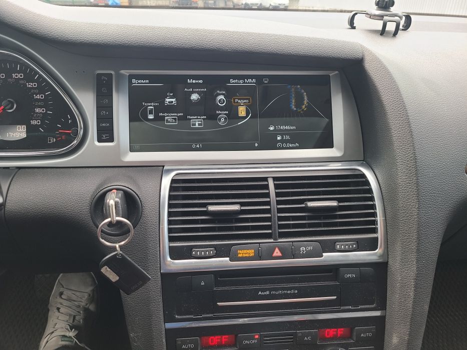Автомагнітола для Audi Q7 8/64GB візьміть в дорогу Waze та YouTube Music