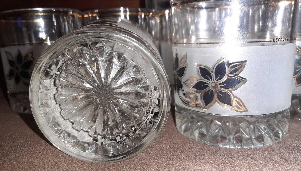 Коньячный набор. Графин и 6 стаканов. Италия