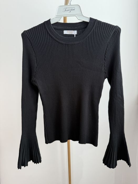 Sweter damski cienki wiskoza dzwonek uniwersalny