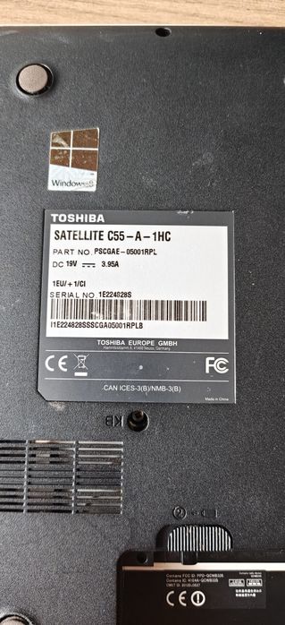 Laptop Toshiba satellite z  Nowa bateria