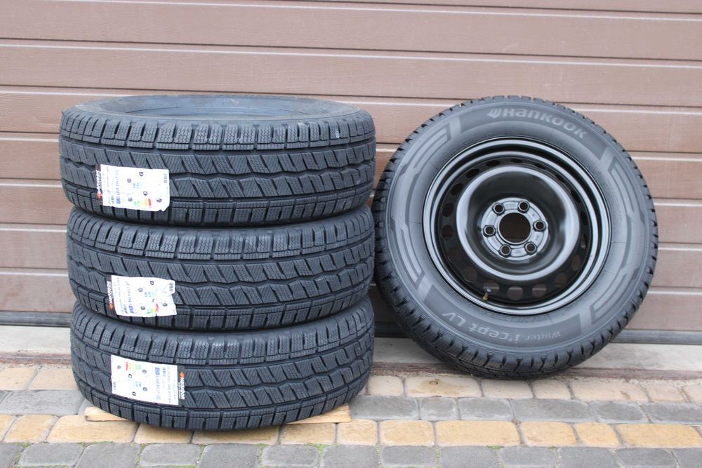NOWE KOŁA ZIMOWE FORD Tourneo CUSTOM 6x120 16'' 6,5J ET50 Hankook 2026r.