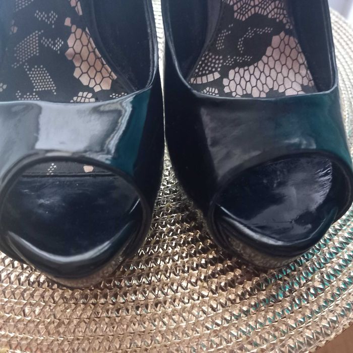 Buty szpile roz. 37 lakierki używane next