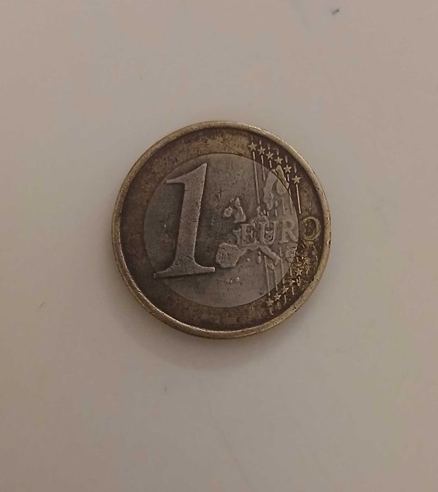 Moeda de 1 euro 2002 da Áustria