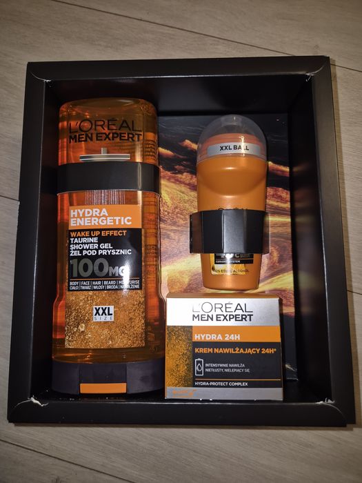 L’Oréal Men Expert zestaw prezentowy dla mężczyzny – żel, krem, antype