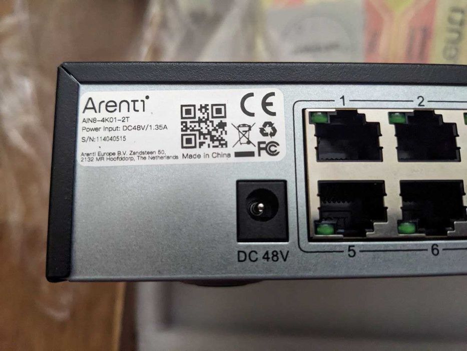 Система видеонаблюдения ARENTI AIK8-810B4 NVR 2TB 4 камеры 8MP 4К
