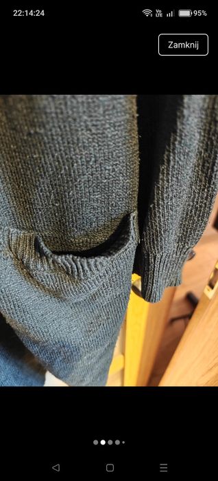 Czarny kardigan L, Amisu