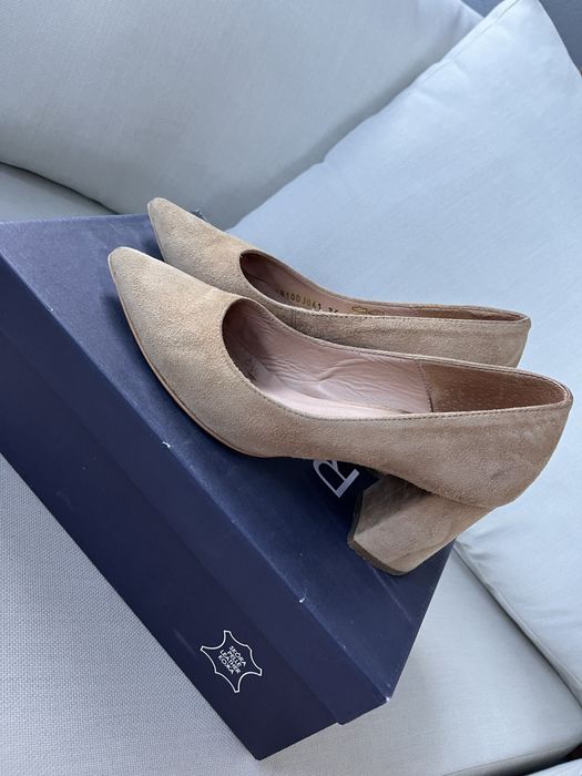 Czółenka Ryłko welur rozmiar 35