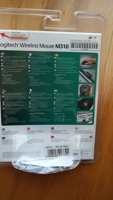 A ESTREAR Logitech rato sem fios M310