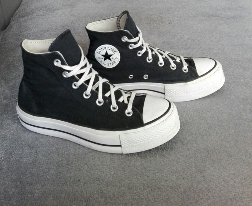 Converse all Star czarne wysokie oryginalne buty trampki rozm 38