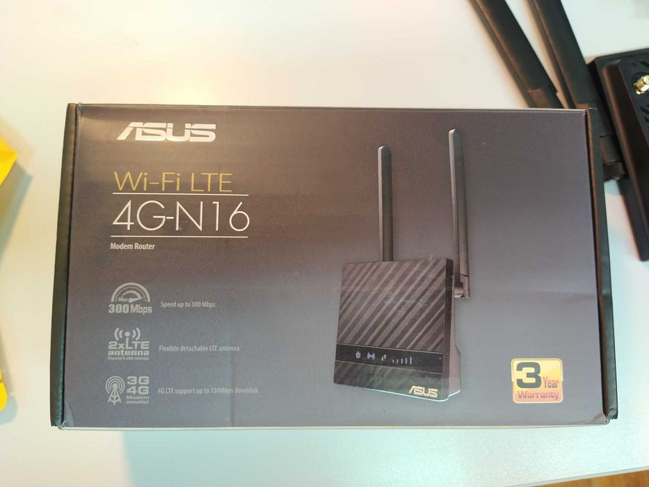 ASUS 4G-N16 N300 4G LTE - Router de rede móvel NOVO