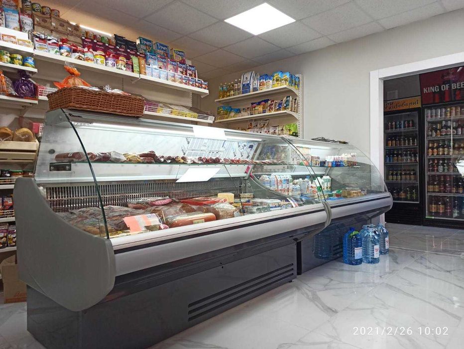 Вітрина холодильна SGL 190 та 160 Juka