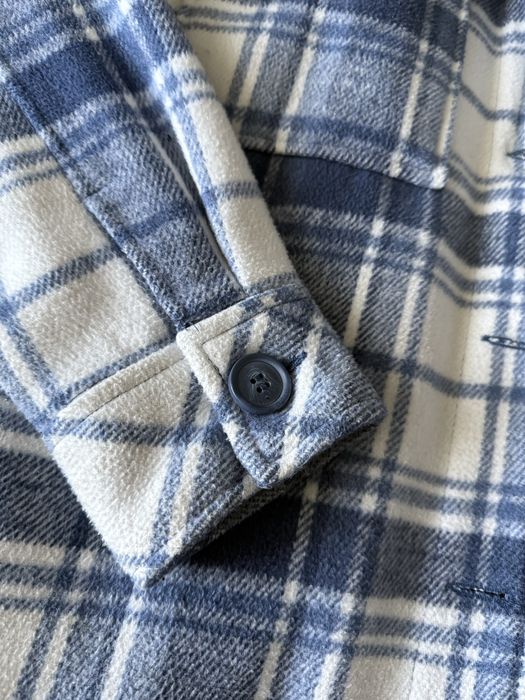 Biało-niebieska kurtka koszulowa, Reserved