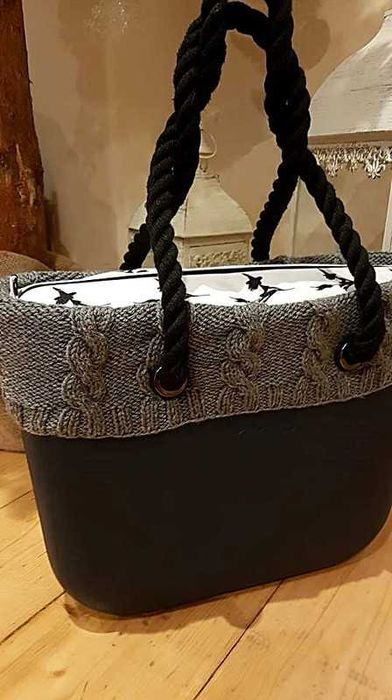 Szara opaska do torebki OBAG