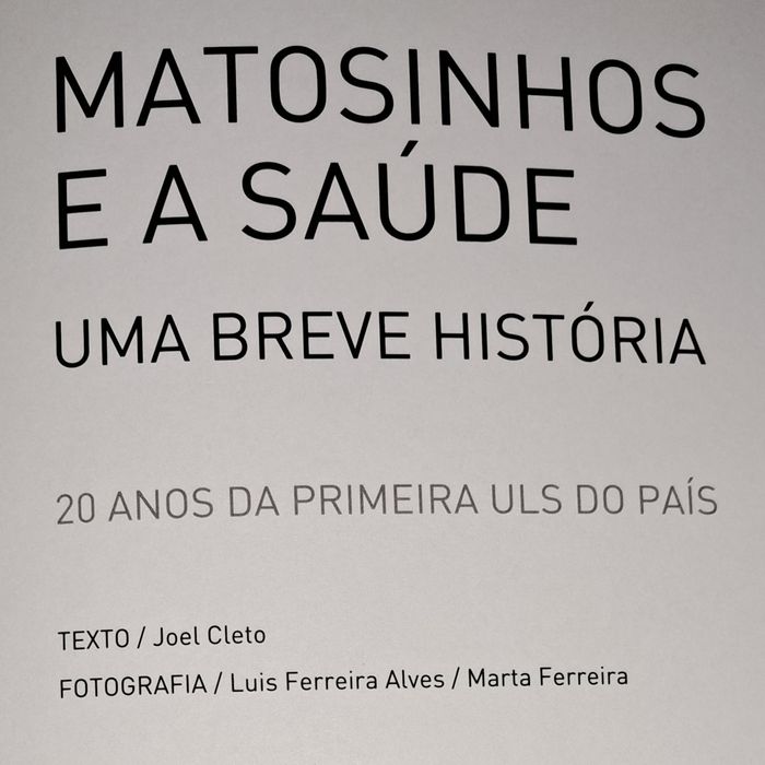 Livro Matosinhos e a Saúde Uma Breve História