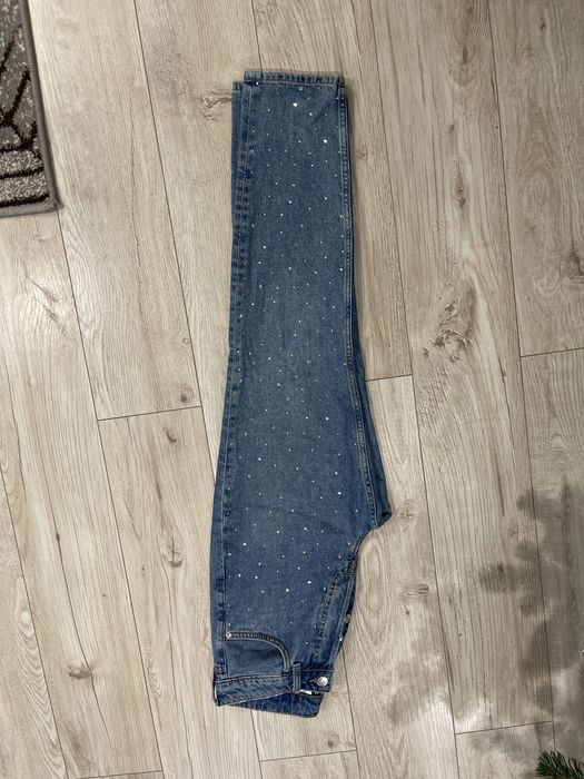 Джинси мом H&M 36 з камінцями