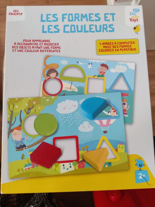 Jogo educativo, formas e cores, Picwik Toys