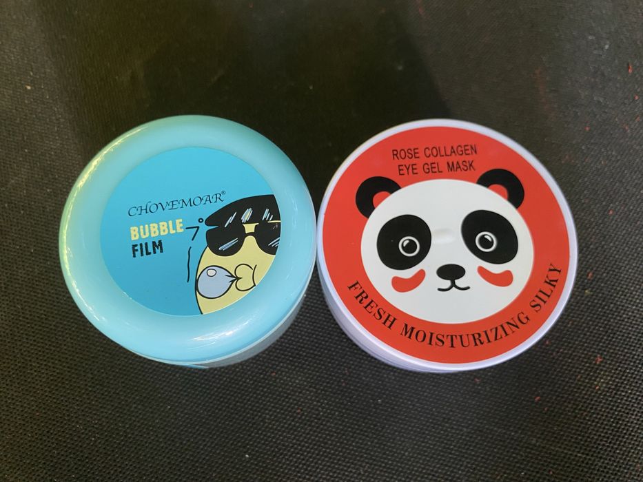 Косметика для догляду за обличчям – Bubble Film + Collagen Eye Gel Mask