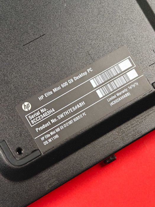 Mini PC HP Elite Mini 600 G9 | i3-12100T | 8GB | 512GB | Ładowarka