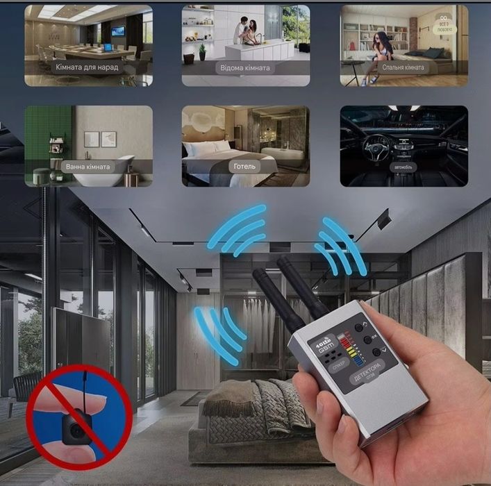 Детектор /GPS/2.4ГГц-5ГГц RF Detector G638