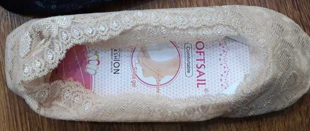 Жіночі ажурні сліди з силіконом та тормозками