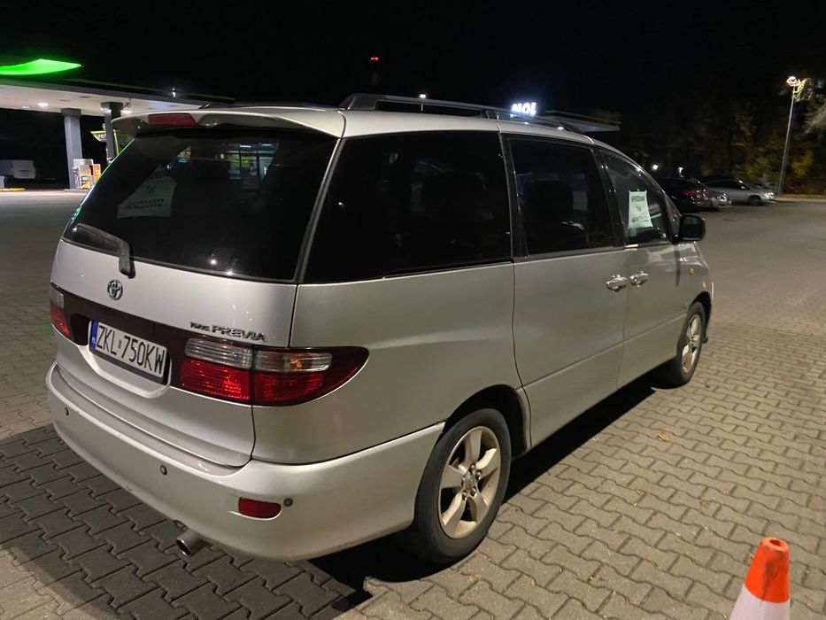 Toyota Previa 6 os., skóra, 2,0 diesel manual, tempomat, 290.tys.km