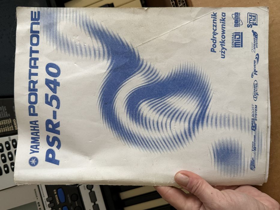 Yamaha PSR-540 keyboard organy klawisze