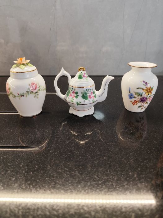 Trio vaso em  miniatura