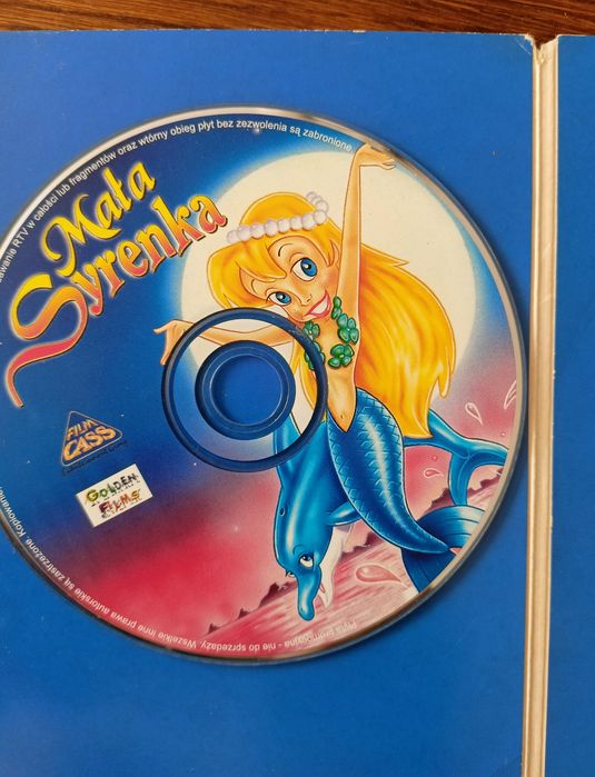Mala syrenka. Najpiękniejsze bajki. Film na VCD.