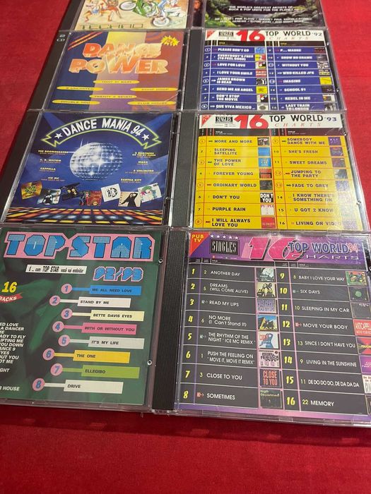 Lote 12 CDs Dance/Eurodance Anos 90 - Supermix, Dance Power, Vidisco
