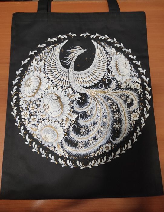 Продам шопер з петриківським розписом, ручна робота