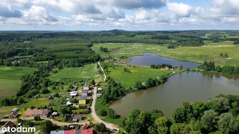 Połowa bloku nad jeziorem na Mazurach!!