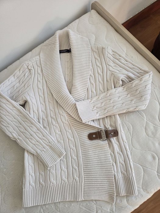 Sweterek Ralph Lauren warkocz