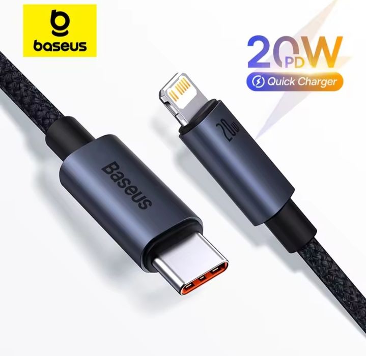Кабель Baseus: Type-C/C ; USB А/C ; USB А,С /Lightning ; A/Micro usb
