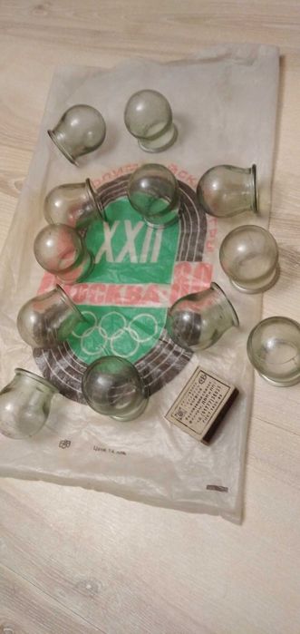 Банки медичні скляні