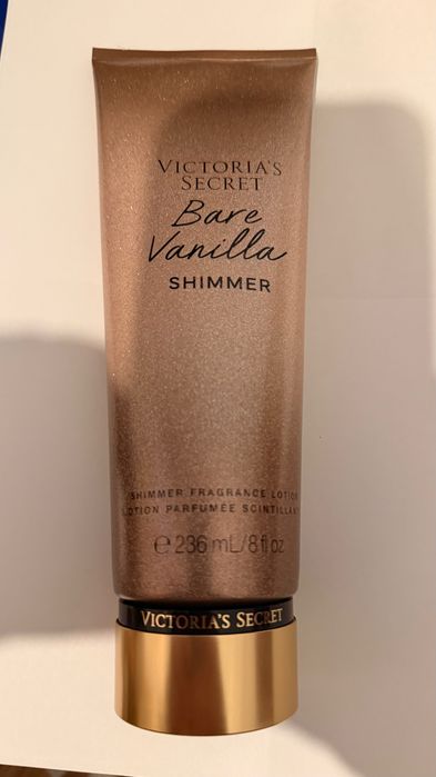 Victoria Secret balsam do ciała Bare Vanilla Shimmer z brokatem z USA