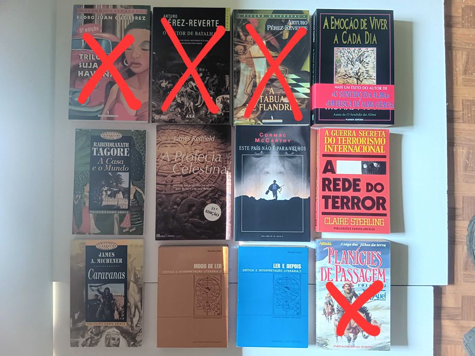 Livros Policiais, thrillers, romances, ficção de autores aclamados