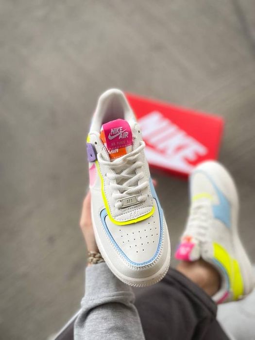 Жіночі nike air force 1 shadow multicolor 38 розмір, останні!