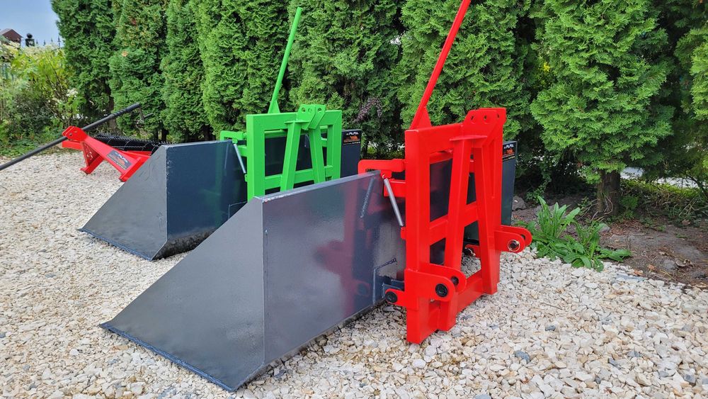 Łyżka do przewozu gruzu ziemi na tył ciągnika 1.5m 1.8m 2.0m z kiprem!