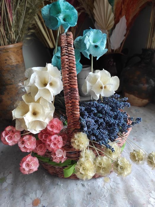 Сухоцвіти Сухоцветы   вейник    скабіоз  гіпсофіла